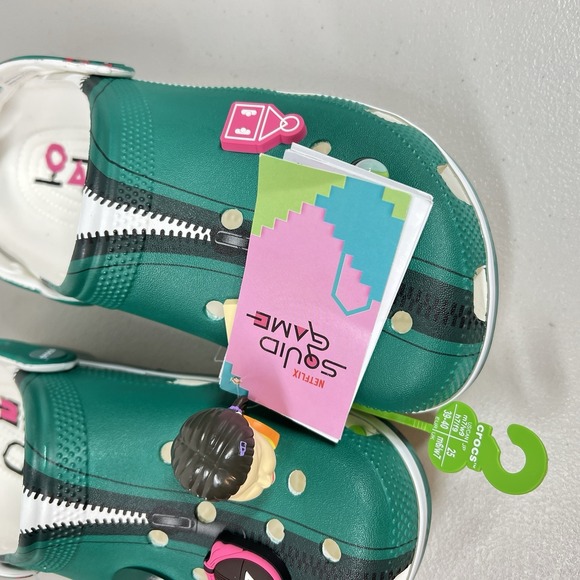 Crocs x Squid Game Classic Clog Mens 7 Women 9‎ Green Shoes Young-hee main image 7